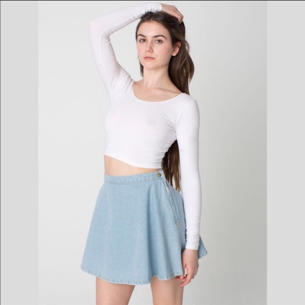 American Apparel Denim Circle Skirt